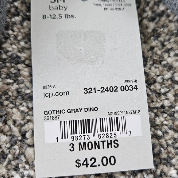 Baby boy bundle 3 mos. 8-12.5lbs. Holiday/Winter 5pcs. okie dokie NWT - Picture 8 of 10